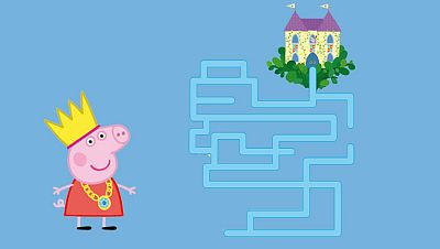 El laberinto del castillo de Peppa