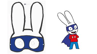 Máscara Simón Superconejo