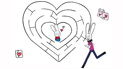 Resuelve el laberinto de Simón y su mamá