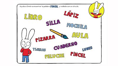 Vuelta al cole - Jugamos con la palabra 'pincel'