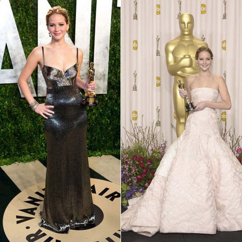 Qu actrices se cambiaron de vestido?