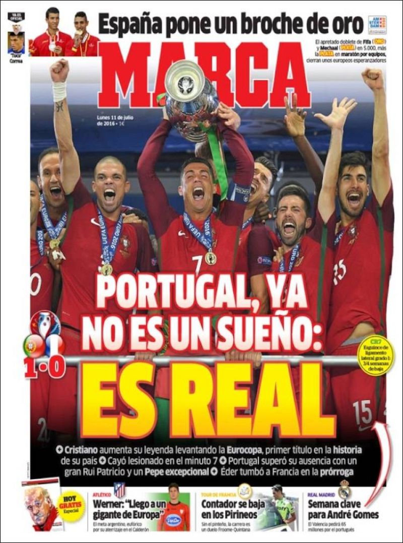 La Eurocopa de Portugal, en la prensa internacional