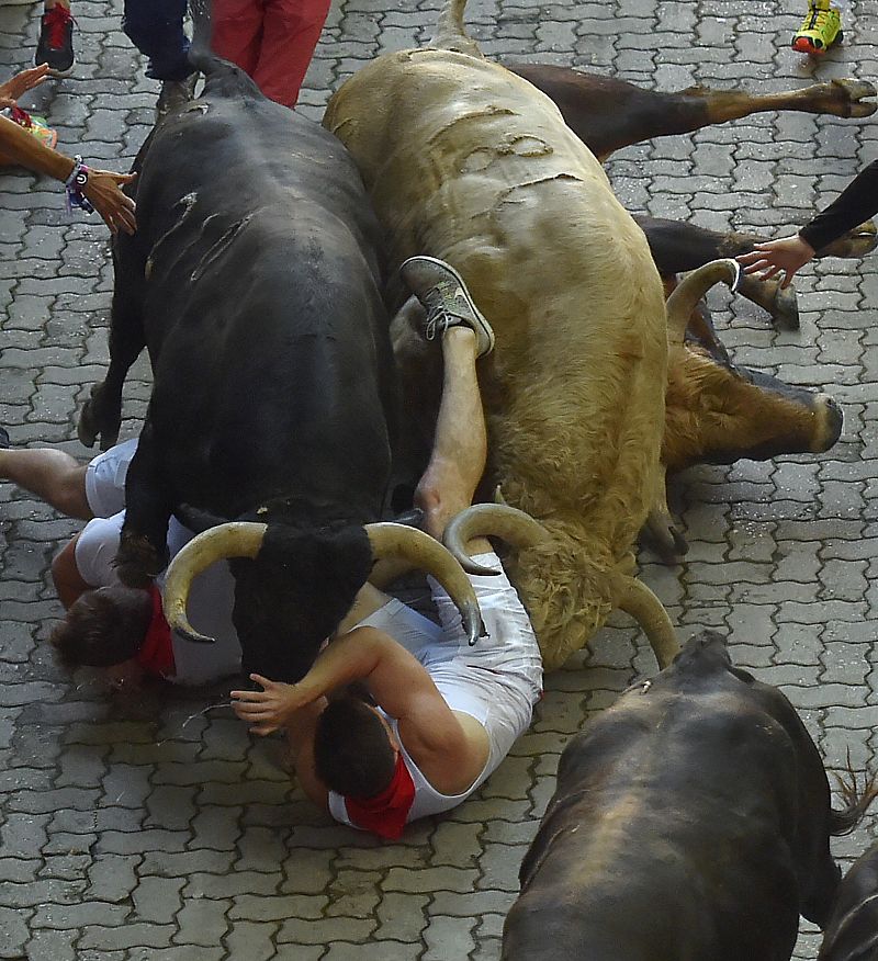 Quinto encierro de San Ferm�n 2018 en im�genes