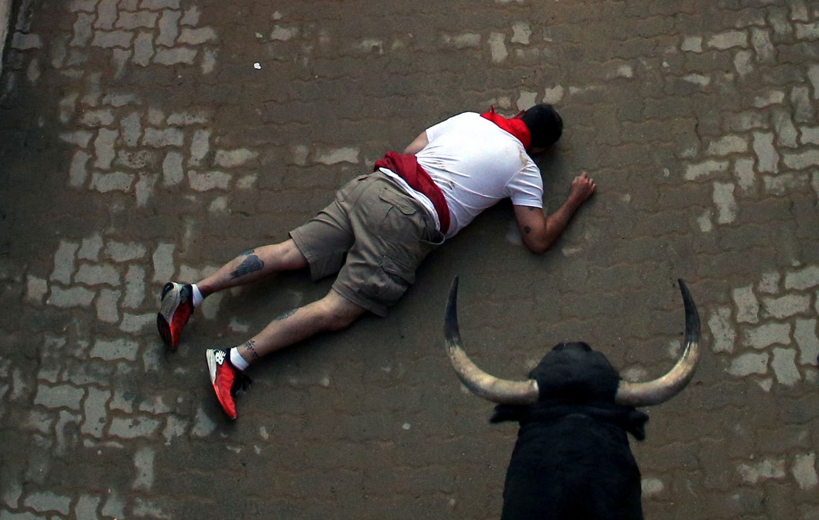 Las mejores fotos del cuarto encierro de San Fermn 2019