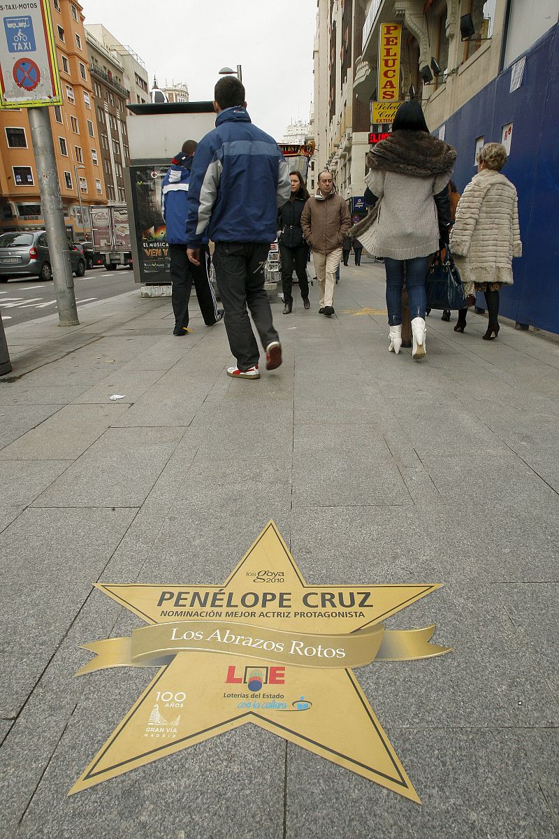 Un 'Paseo de la Fama' en las calles de Madrid