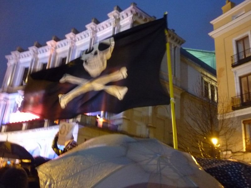 Las protestas de 'Anonymous' en la Operacin Goya
