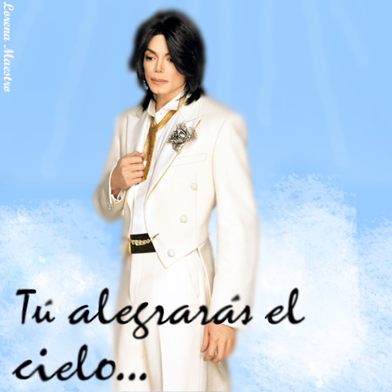 Imagen celestial de Michael Jackson enviada por un fan