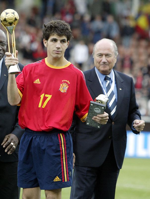 Elegido mejor jugador del Mundial sub17 del 2003 disputado en Finlandia
