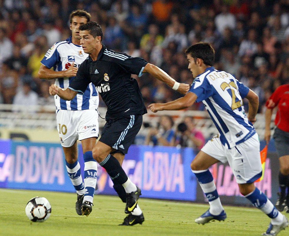 Cristiano Ronaldo, uno de los más marcados por la Real.