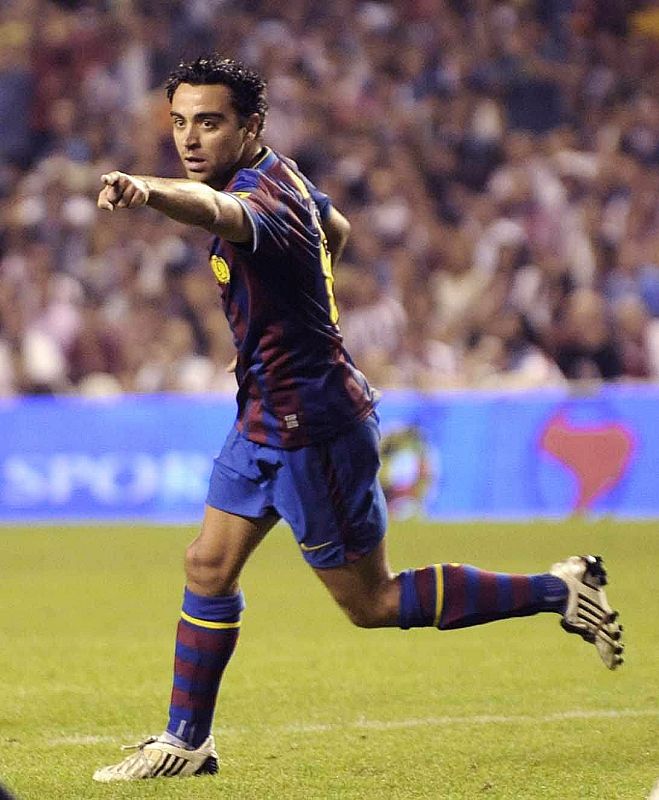 El capitán azulgrana Xavi Hernández ha sido el autor del gol del empate.