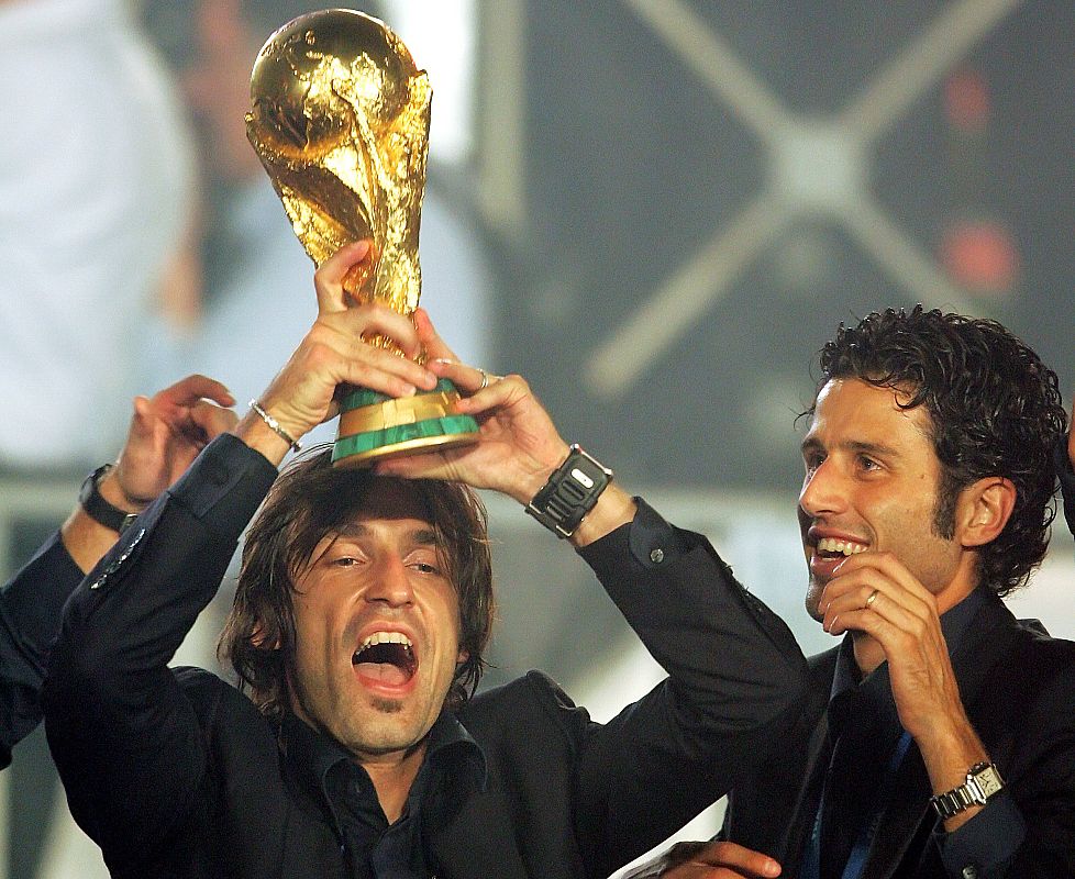 Pirlo tocó la gloria ganando el Mundial
