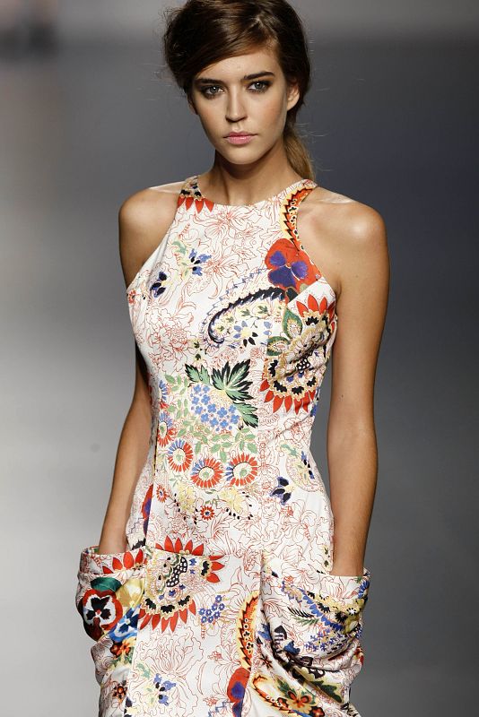 Modelo de Juana Martín en Cibeles Madrid Fashion Week