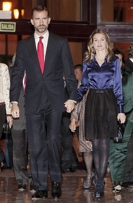 LOS PRÍNCIPES DE ASTURIAS PRESIDEN EL CONCIERTO DE CLAUSURA DE LA XVIII SEMANA DE MÚSICA