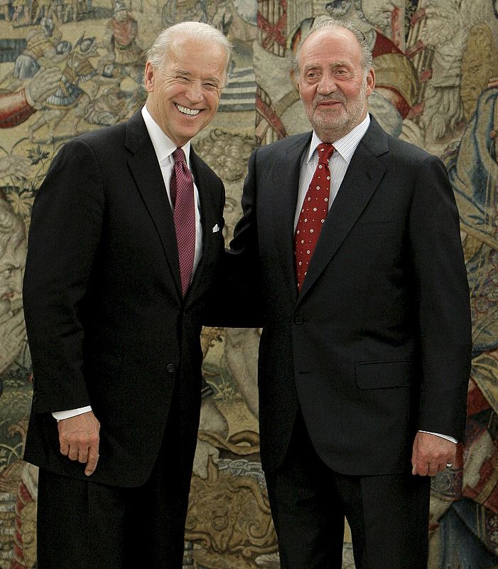 AUDIENCIA REY JUAN CARLOS A JOE BIDEN