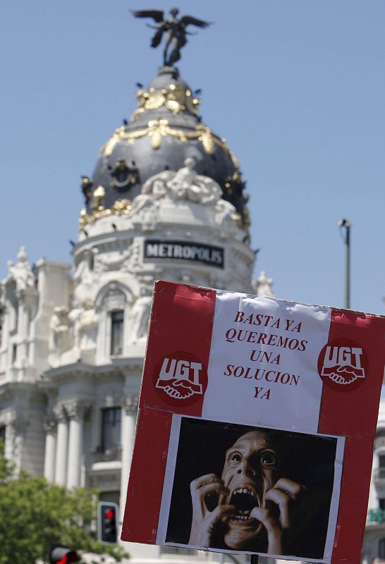 MANIFESTACIÓN DE LOS TRABAJADORES DE MARSANS EN MADRID