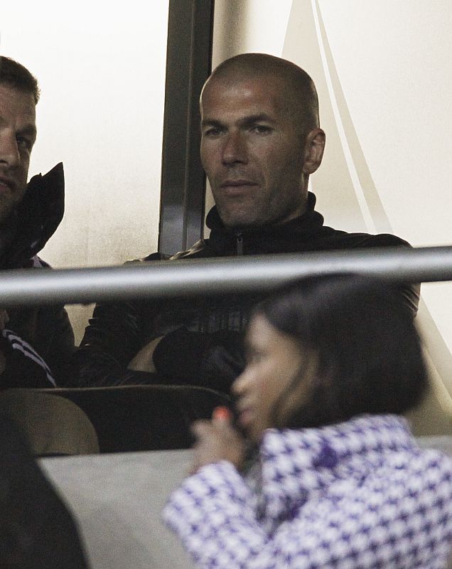 Zinedine Zidane ha sido otra de las estrellas que se ha dejado ver en las gradas de Sudáfrica