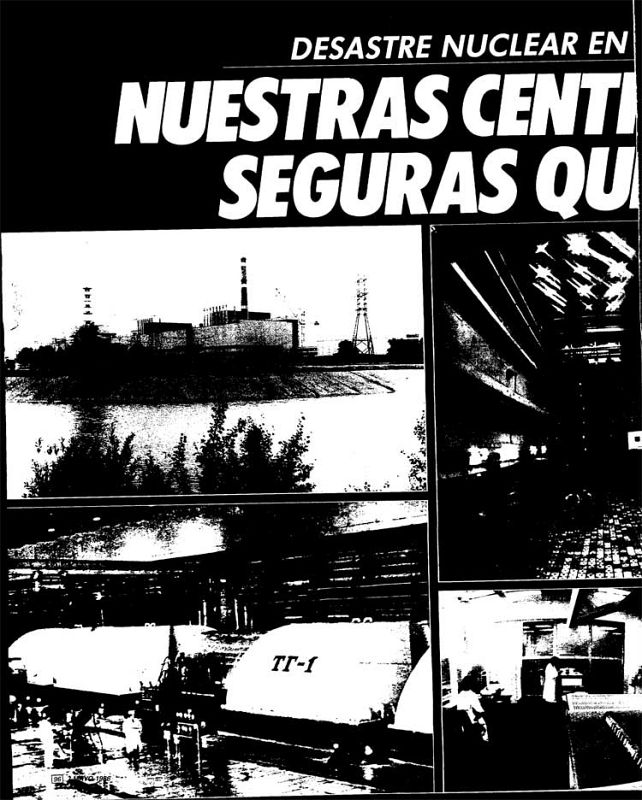 Unos días depués del desastre la revista "Interviú" publicaba un extenso reportaje