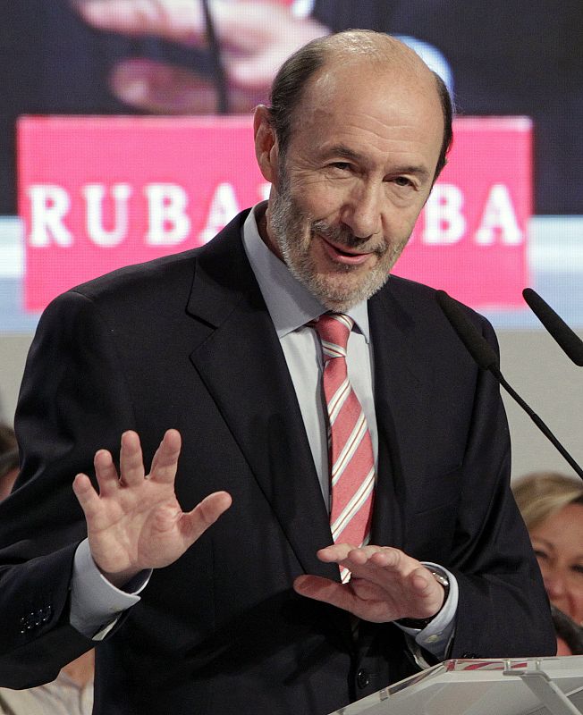 Alfredo Pérez Rubalcaba ha pronunciado su primer discurso como candidato del PSOE tras ser ratificado oficialmente.