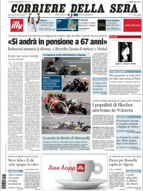 La muerte en directo de Simoncelli