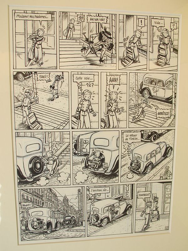 Página de la exposición 'Émile Bravo: Spirou'