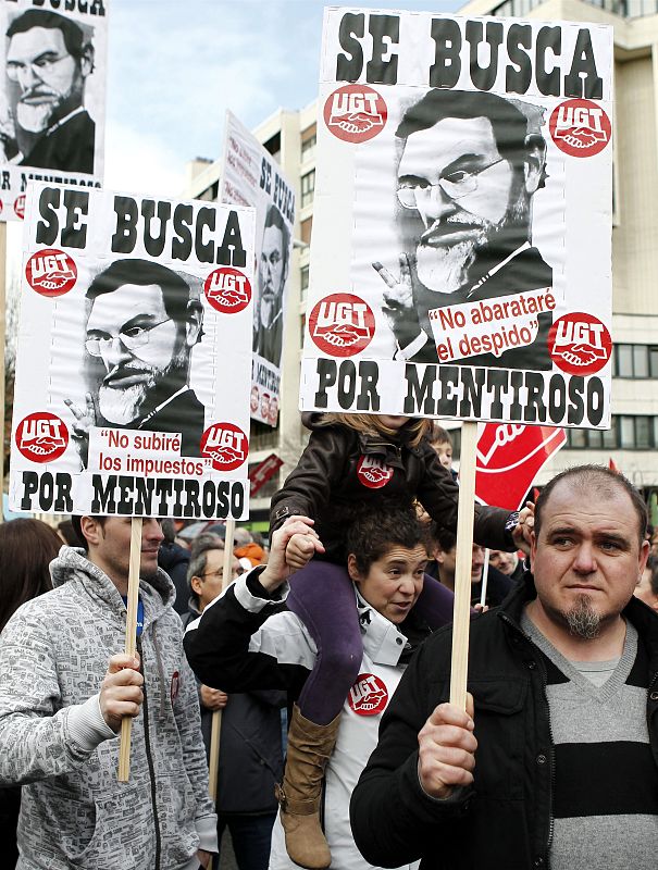 MANIFESTACION CONTRA LA REFORMA LABORAL EN PAMPLONA