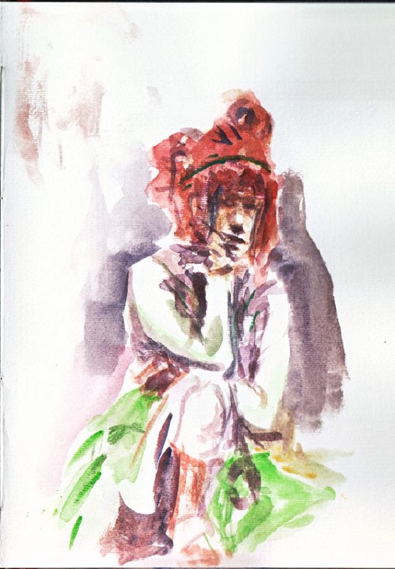 Dibujo Madrid: Dibujo original de Carlos Pérez