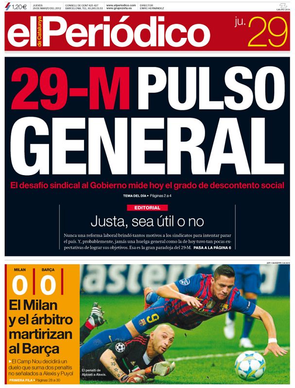 huelga general 29-M