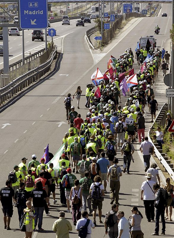 LA MARCHA NEGRA DEL NORTE LLEGA AL MUNICIPIO DE LAS ROZAS