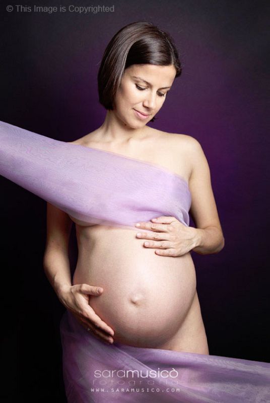 Fotografía premamá de Sara Musicò