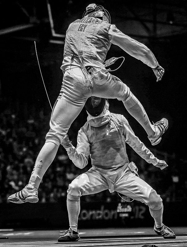 Fotografía tomada por el fotógrafo ruso Sergéi Ilnitsky que ha recibido el segundo premio del World Press Photo en la categoría de Acción en deportes