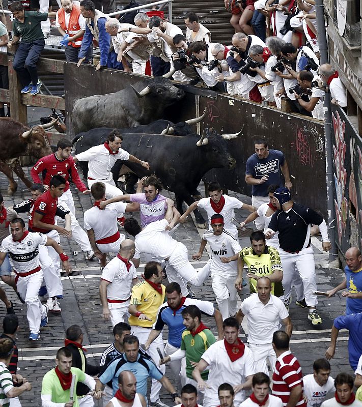 Último encierro de San Fermín 2013
