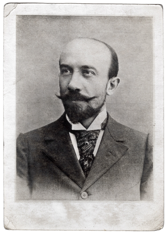 Georges Méliès en 1895, a los 34 años de edad