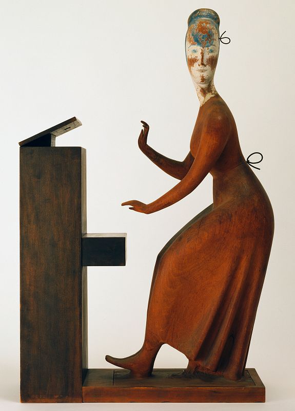 'Woman at the Piano' (1920-24). Elie Nadelman.