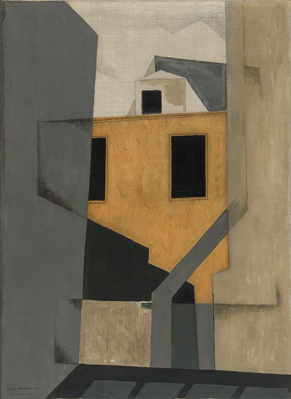 'City Walls' (1921-22). Niles Spencer.