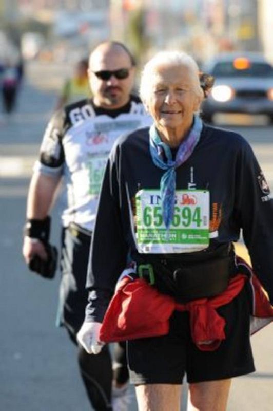 La veterana atleta Joy Johnson
