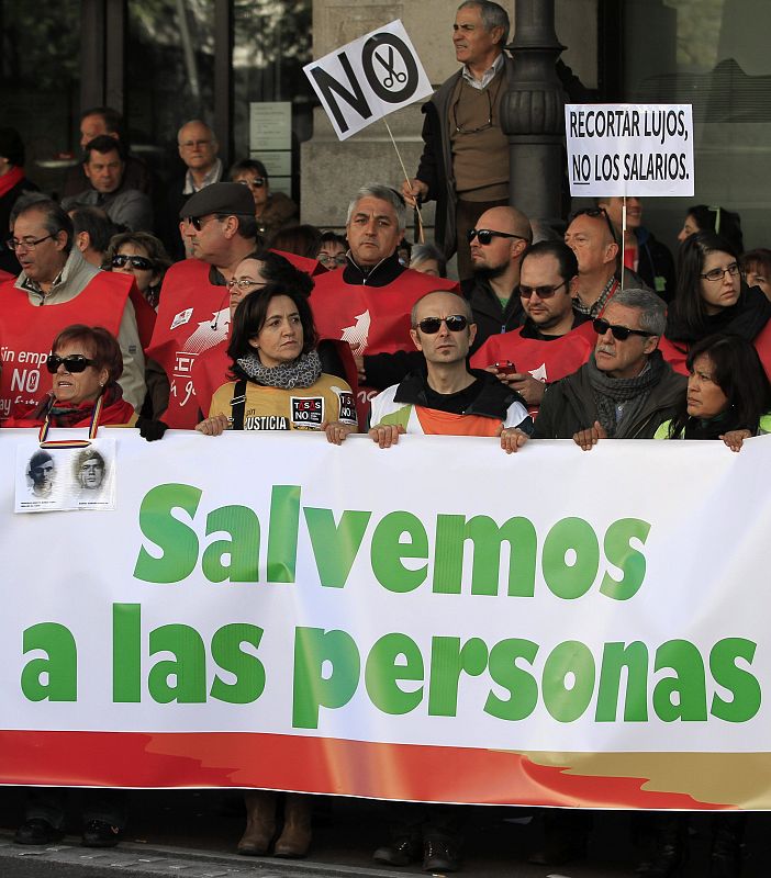 ARRANCA LA MARCHA DE MADRID EN DEFENSA DE LAS PENSIONES Y DE LO PÚBLICO