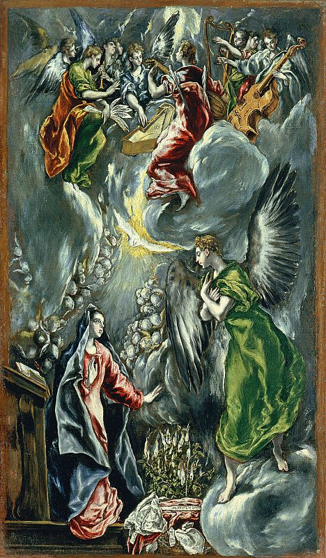 'La Anunciación' (1596-1600), de El Greco