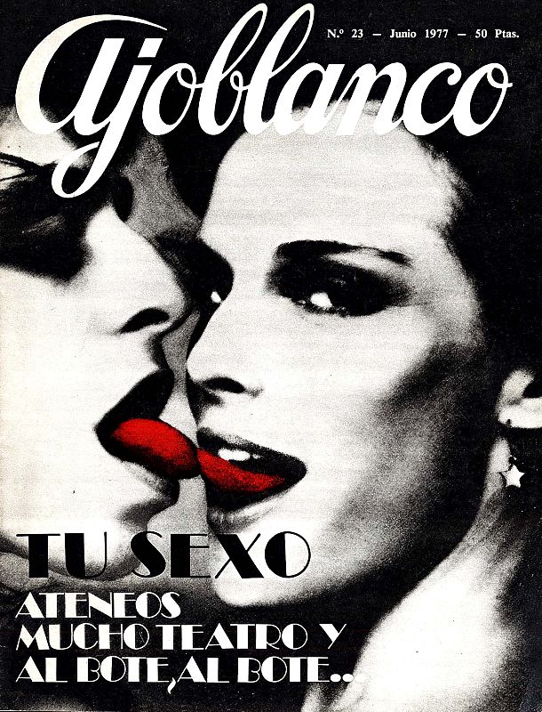 Portada del nº 23 de 'Ajoblanco'