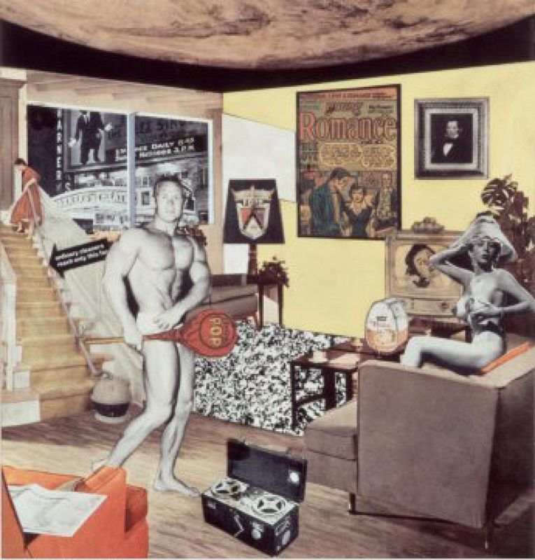 R. Hamilton. "¿Qué es lo que hace que las casas de hoy parezcan tan atractivas?" (1956)