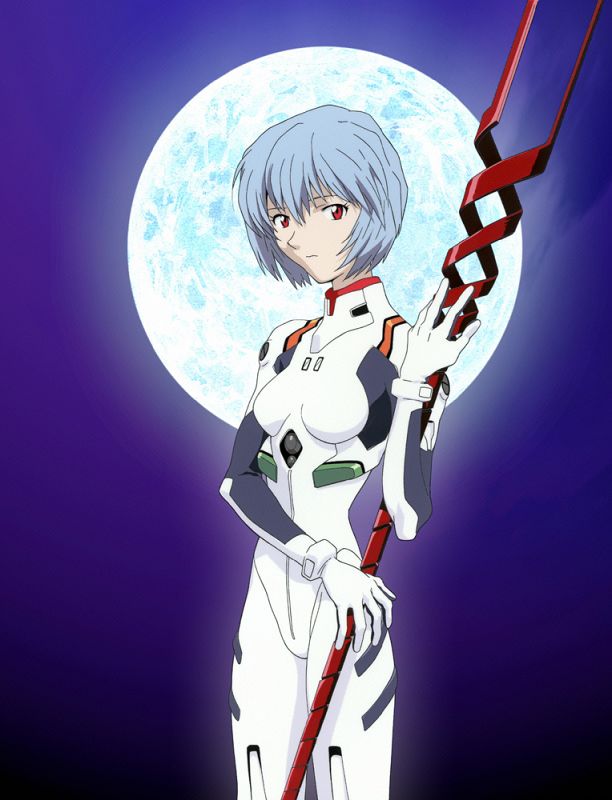 Rei Ayanami con la Lanza de Longinos