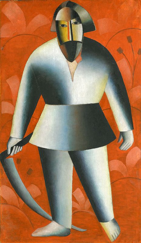 Kazimir Malevich. "El hombre de la guadaña (Cortacésped)" (1912)