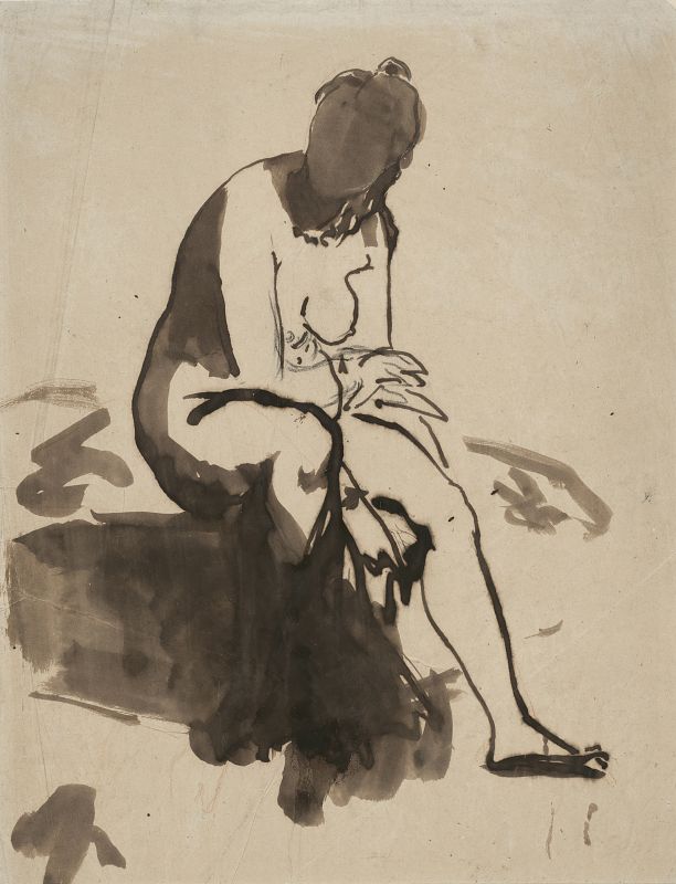 EDOUARD MANET, "Bañista", (1910-11)