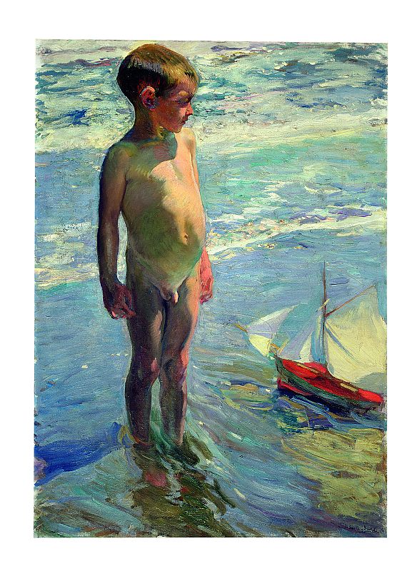 Sorolla, "El niño de la barquita" (1904)