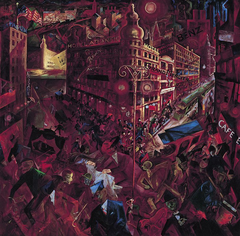 George Grosz, "Metrópolis" (1916-1917)