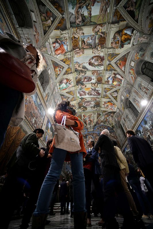 Presentación a la prensa de la nueva iluminación de la Capilla Sixtina