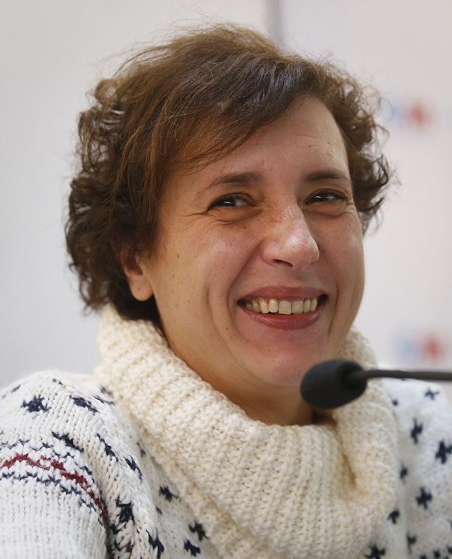 Teresa Romero se ha mostrado sonriente, pese a encontrar