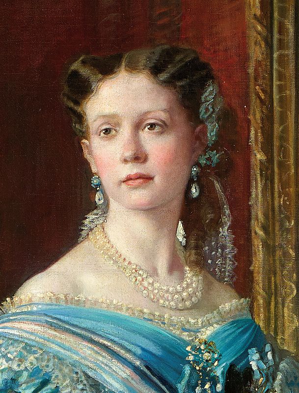 Vicente Palmaroli, "Infanta Isabel de Borbón", (1865-66)