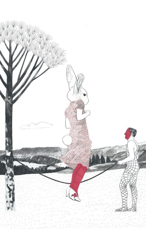 Ilustración de Sonia Pulido para el libro 'Caza de conejos'