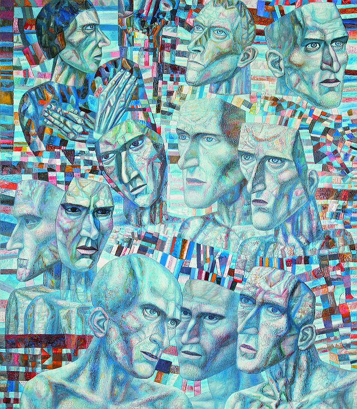 'Trabajadores de choque (maestros del Arte Analítico)' (1934-35).