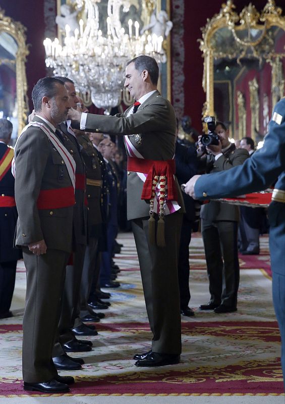 LOS REYES PRESIDEN LA CELEBRACIÓN DE LA PASCUA MILITAR EN EL PALACIO REAL